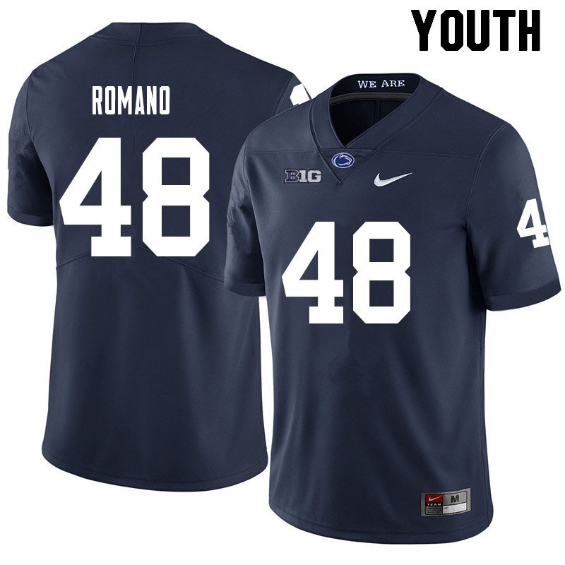 Youth #48 Cody Romano Penn State Nittany Lions College Football Jerseys Sale-Navy